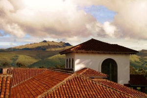 luxury accommodation in the Andes Mountains of Ecuador for vacation and relaxation