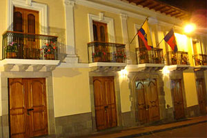 the hotel plaza sucre in quito's historic center