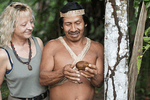 visiting the huaorani indigenous group in the Amazon rainforest of Ecuador