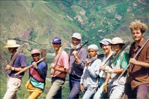 Yanapuma volunteers help in permaculture and conservation in the Andes of Ecuador
